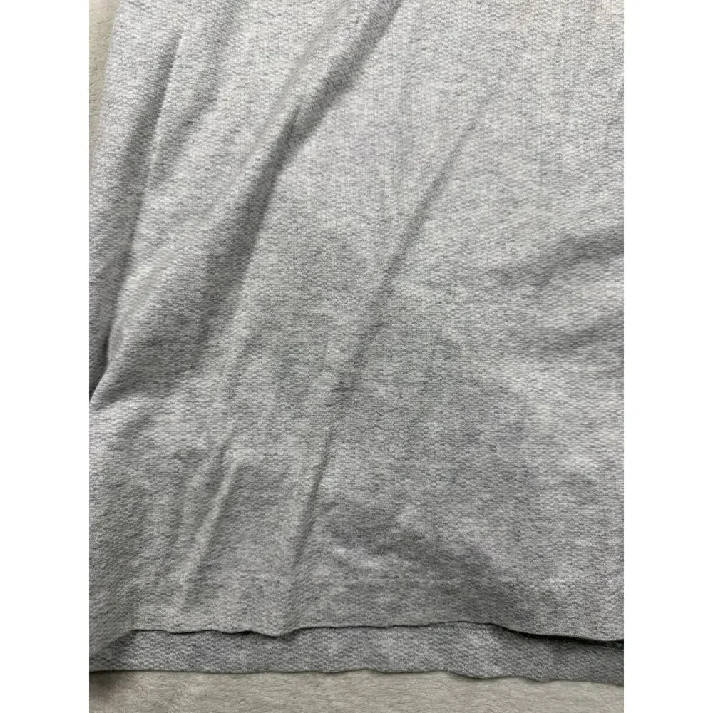 BOSS Hugo Boss Mens Gray Slim Fit Polo Shirt Short Sleeve Textured Golf Large